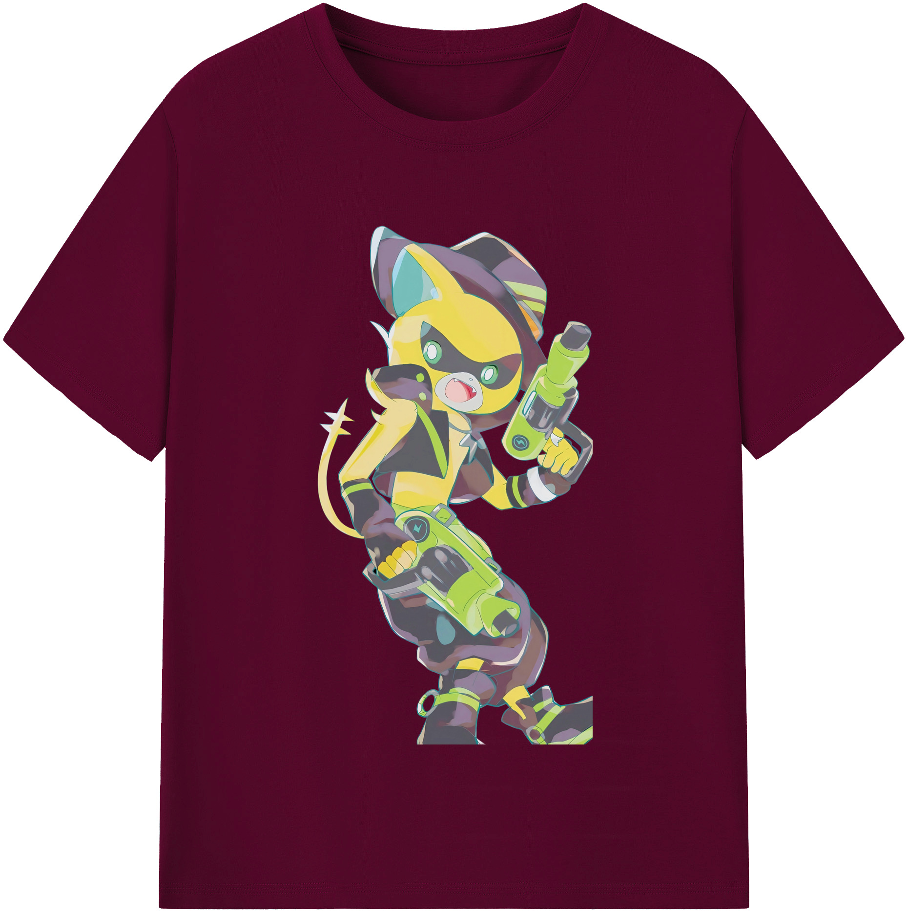（画像用） 妖怪ウォッチ Yo-kai Watch レディースカジュアルプリントTシャツ（綿100％）
